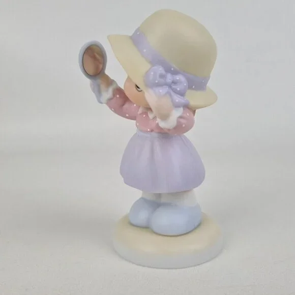 Precious Moments 730238 I'm A Reflection Of Your Love Girl Porcelain Figurine - Picture 3 of 6